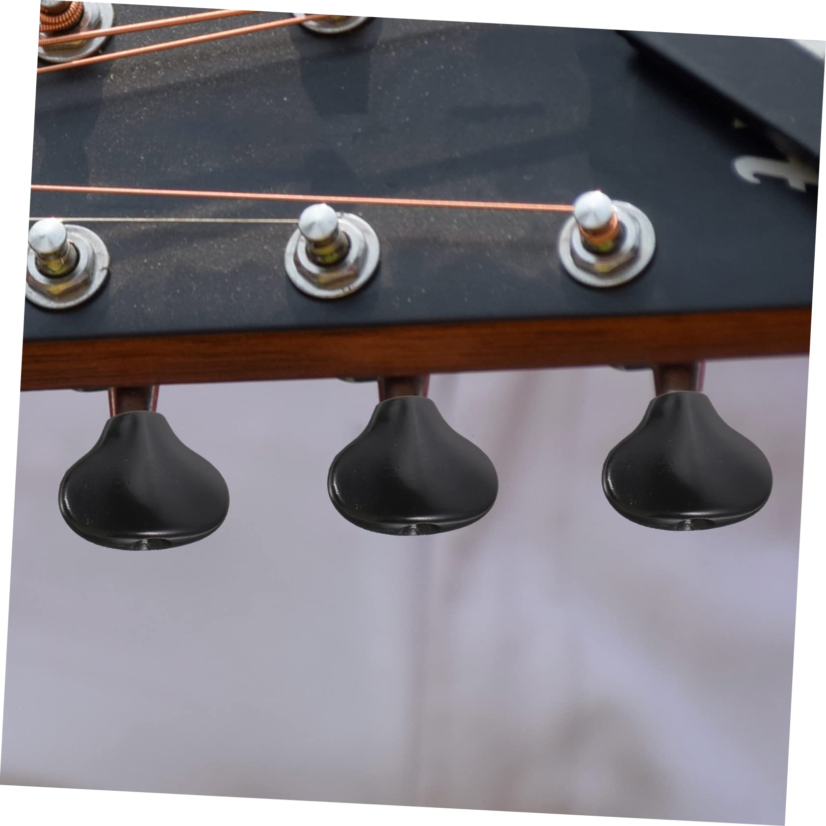 HANABASS 6pcs Guitar Locking Tuners Tuning Peg Buttons Zinc Alloy Tuning Handles for Acoustic Guitars