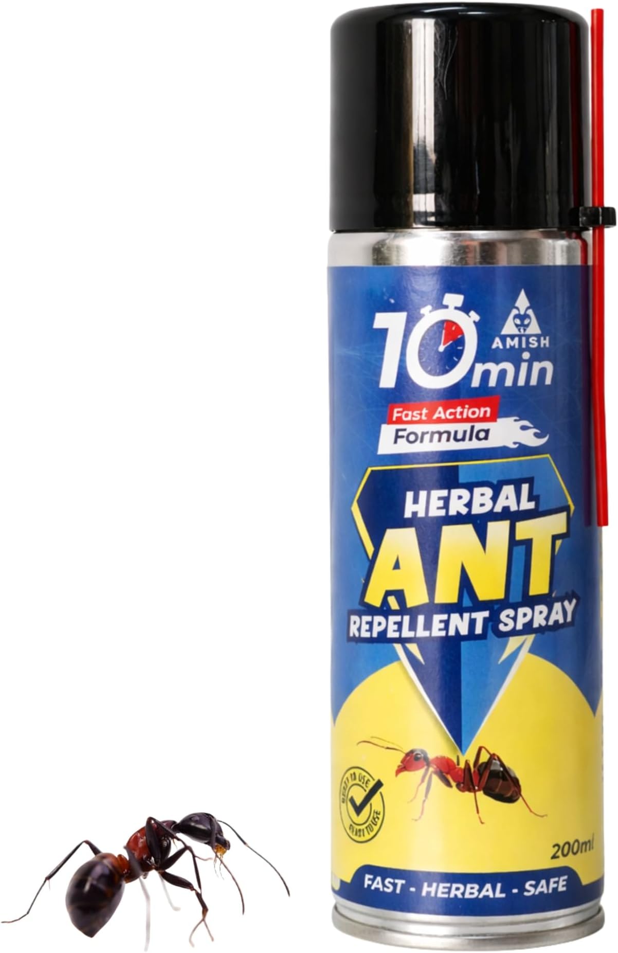Ant Repellent Spray 200ml for Home & Kitchen | Herbal Organic Indoor Outdoor | Pet Safe, Safe for Dogs | Eco Friendly Remover for Home, Plants | 10 Minutes Formula| Repellent Spray
