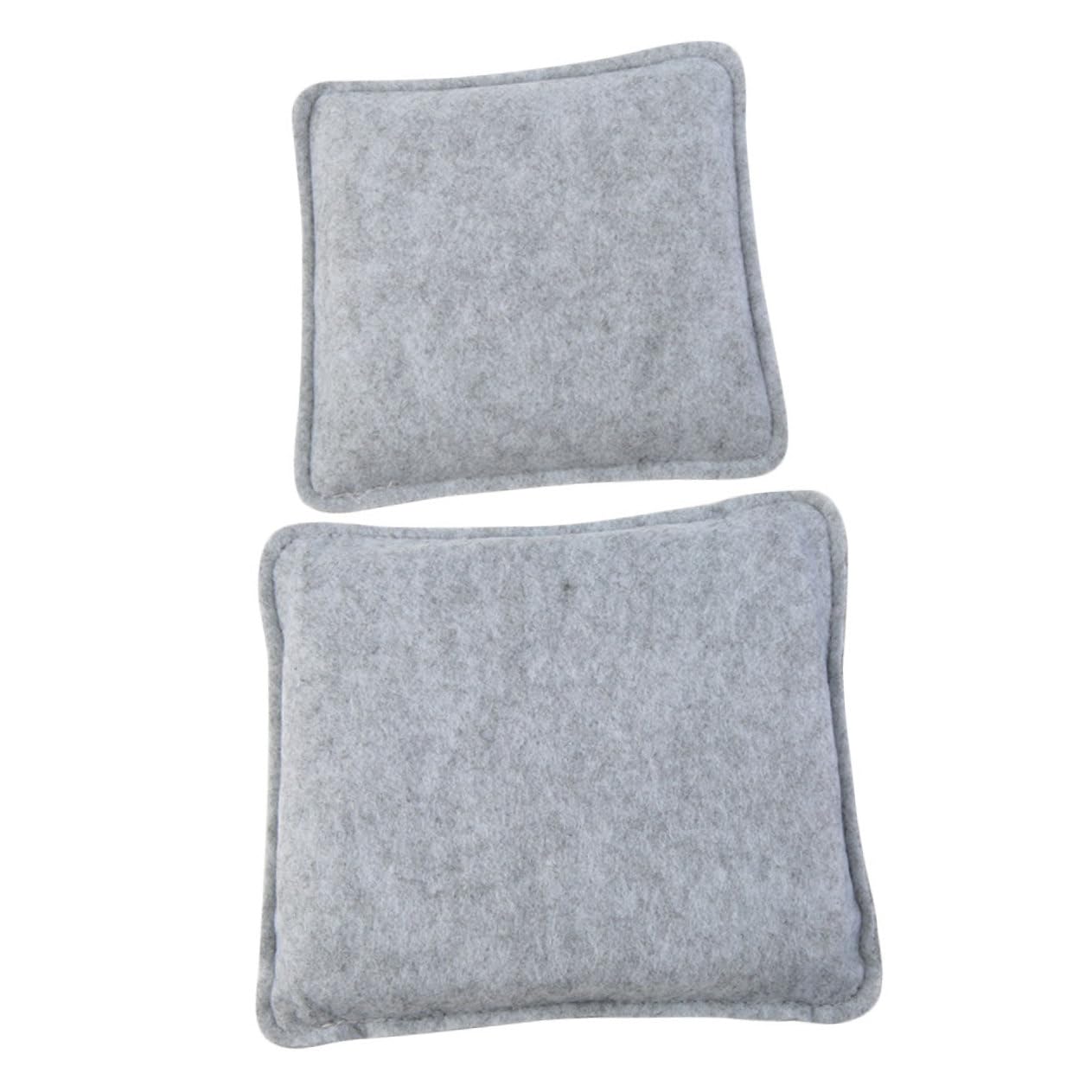 VILLCASE 4sets Needle Felting Mat Wool Felt Desk Felting Base Handicraft Cushion Outdoor Garden Padding 2pcs*4