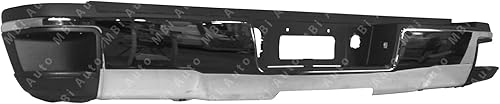Miniatura 4 de MBI AUTO - Ensamblaje de parachoques trasero cromado, compatible con Chevy Silverado 2015-2019 y GMC Sierra 2500 3500 Dually 15-19, GM1103188
