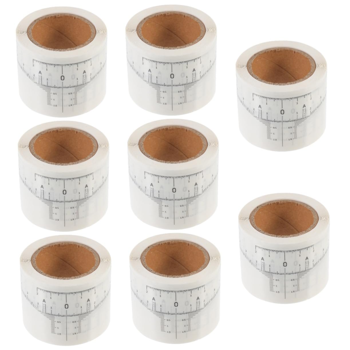 POPETPOP 8 Rollos Regla Del Tatuaje De La Ceja Plantilla De Maquillaje Kit De Maquillaje Suministros De Maquillaje Regla De Cejas Mujer El Perezoso Recorte De Cejas Pegatinas
