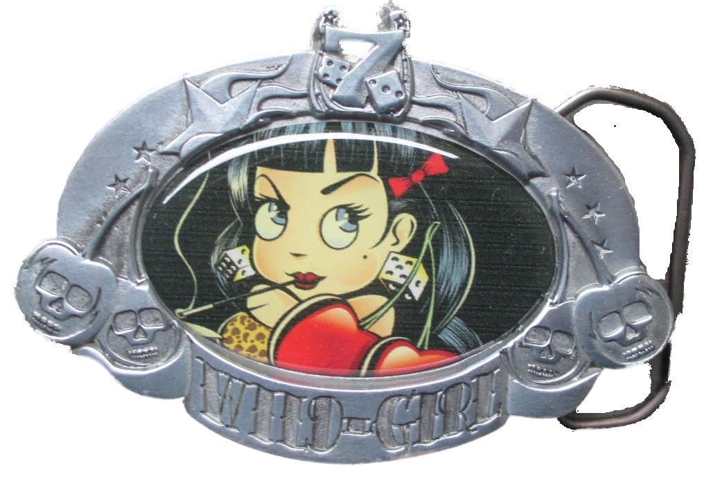 Boucle de ceinture david vicente finition relief kustom kulture