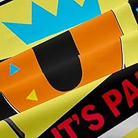 Vista 77 de Erosebridal Cortinas opacas de moda de los años 90, 30 % a 50 % para dormitorio, cortina de ventana con cinta de radio retro, tratamientos de Negro