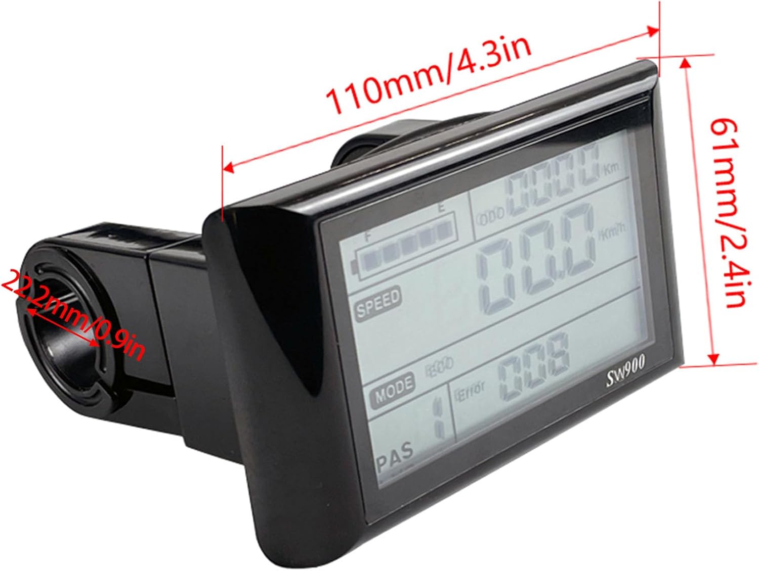 さまざまな車両モデルのさまざまな車両モデルとの防水LCDスピードモニター互換性高強度ABSバイクゲージ