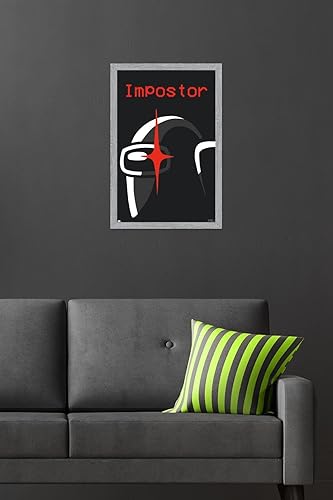Vista 35 de Trends International Póster de pared de Among Us Impostor, 22.37 x 34.00 pulgadas, versión sin marco