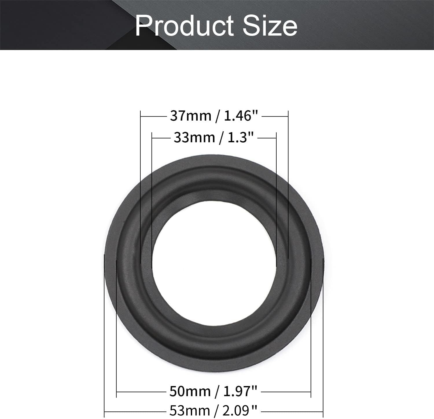 Amazon.co.jp: Fielect フォームエッジ スピーカーエッジ オーディオ