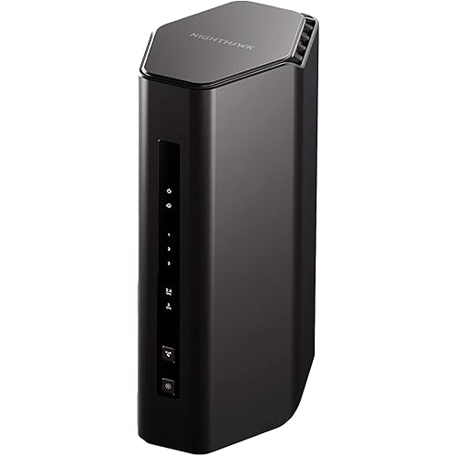 NETGEAR Nighthawk Dual-Band WiFi 7 Router (RS140) - Router Only, BE5000 Wireless Speed (up to 5.0 Gbps) - Covers up to 2,250 sq. ft., 80 Devices - 2.5 Gig Internet Port – Free Expert Help