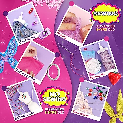 Loiion-500Pcs-Fashion-Design-Kit-for-Girls-DIY-Arts-Crafts-Kit-for-Girls-Learning-Toys-Doll-Clothes-Making-Sewing-kit-for-Kids-Creative-Birthday-Gift-Crafts-Toys-for-Girls-Ages-8-9-10-11-12 Loiion-500Pcs-Fashion-Design-Kit-for-Girls-DIY-Arts-Crafts-Kit-for-Girls-Learning-Toys-Doll-Clothes-Making-Sewing-kit-for-Kids-Creative-Birthday-Gift-Crafts-Toys-for-Girls-Ages-8-9-10-11-12