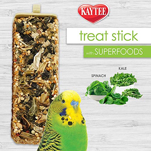 Kaytee 6 Pack Of Birid Treat Sticks With Superfoods, Small To Medium, With Spinach And Kale #TOP2