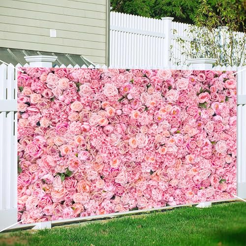 Fondo Floral 7x5 ft para Fotografía y Decoración miniatura 3