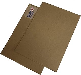 Craft UK 2343 A4 Kraft Recycled Paper - Brown 100 Sheets