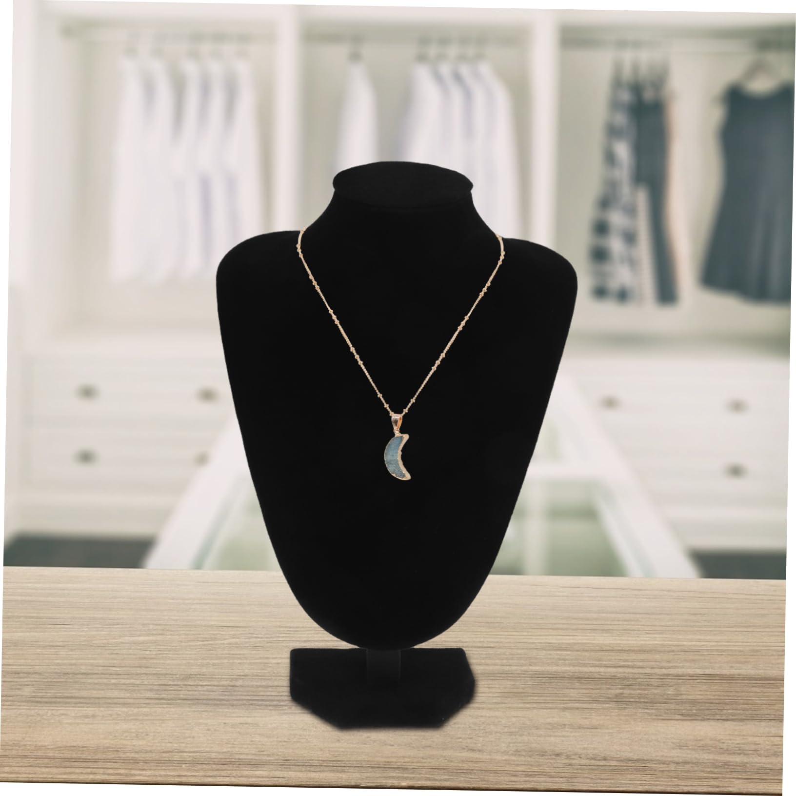 PRETYZOOM Espositore Per Collana Da 2 Pezzi Organizer Per Gioielli Elegante Espositore Per Busto Per Uso Personale