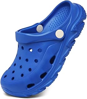 Nedaan Toddler Kids Clogs Winter Clogs for Boys Girls Comfortable Slip on Sandals Beach Pool Slipper