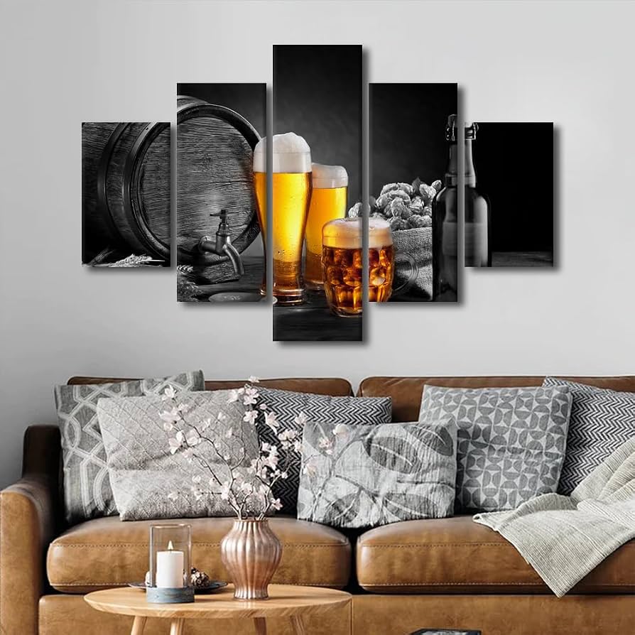 Amazon.com: Black and White Wall Art Wine Pictures for Living Room