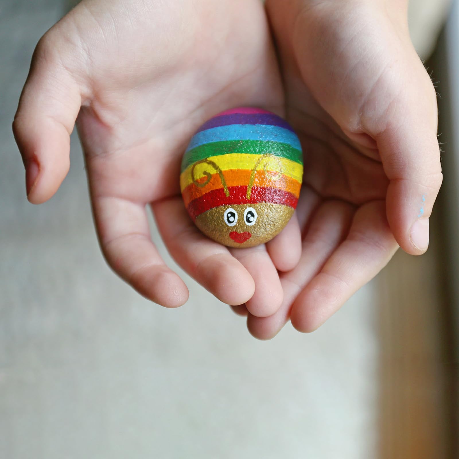 Yotlein 40 Steine Zum Bemalen 1-3cm - Natursteine Für Mandala & Deko