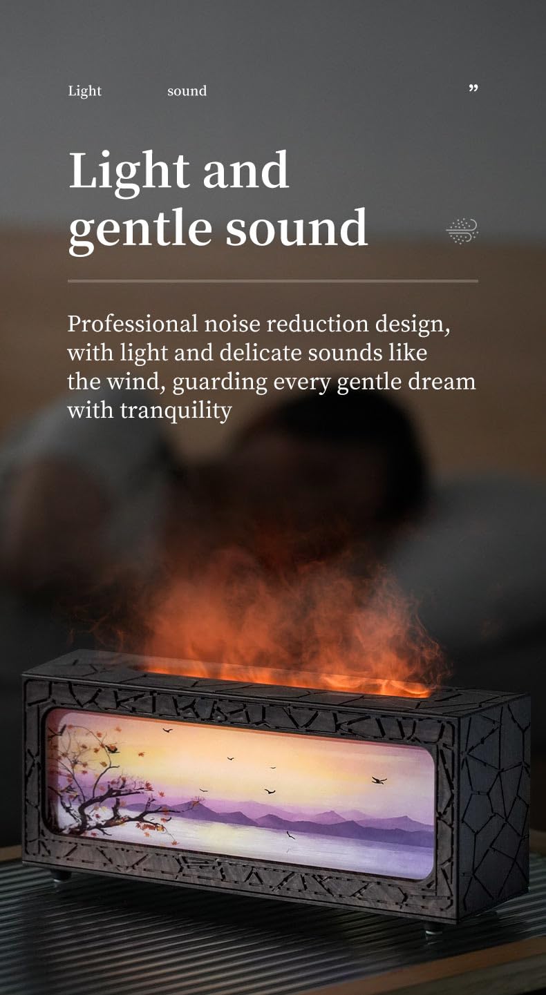 Diffusore di oli essenziali per aromaterapia, 7 colori, diffusore di oli essenziali per aromaterapia, 250 ml, umidificatore ad ultrasuoni con timer per casa, camera da letto, ufficio, yoga