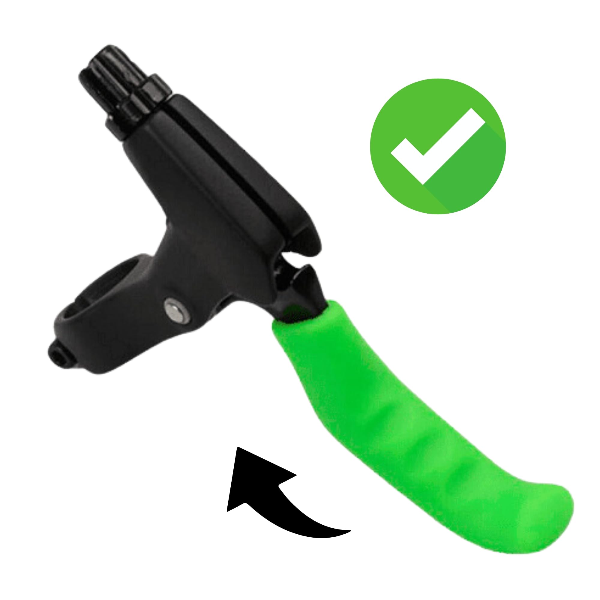 Protezioni Per Leve Freno Bicicletta AUTOZOCO: 2 Guaine In Silicone Antiscivolo, Universali, 7,5 Cm, Colore Blu, Morbide E Antivibrazione - 5