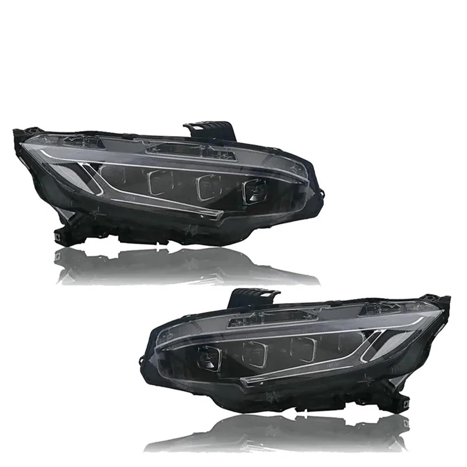 Faro Anteriore per Auto per Honda Civic di Decima Generazione 2016-2021 Faro proiettore Luce Diurna Accessori automobilistici Luci per Auto Gruppo Ottico per Auto