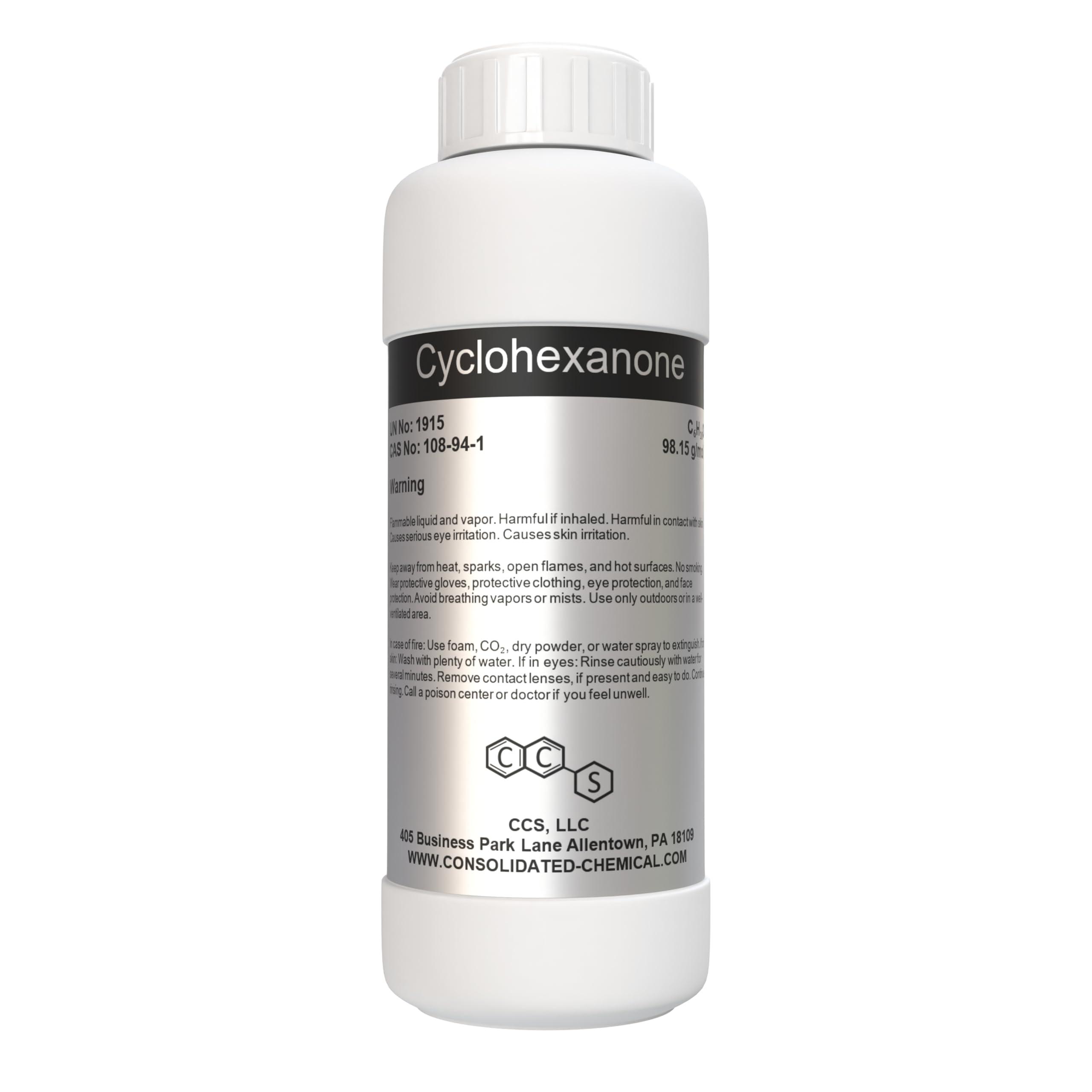 Cyclohexanone - High Purity (99%) | Industrial-Grade Solvent (100mL (3.3 Fl Oz))