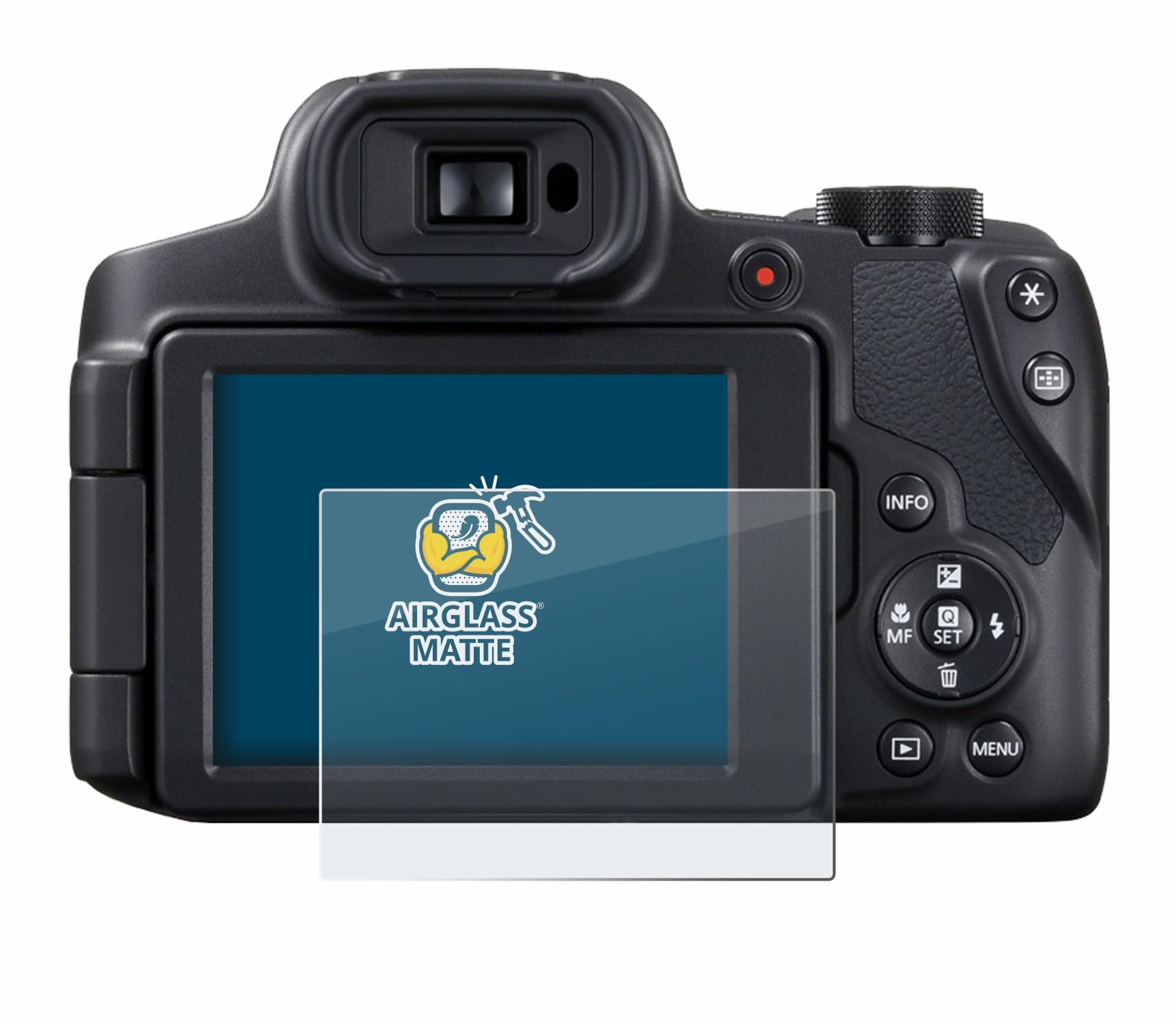 brotect Anti-Glare Glass Screen Protector Matte Compatible with Canon PowerShot SX70 HS - Anti-Scratch 9H Protection Film