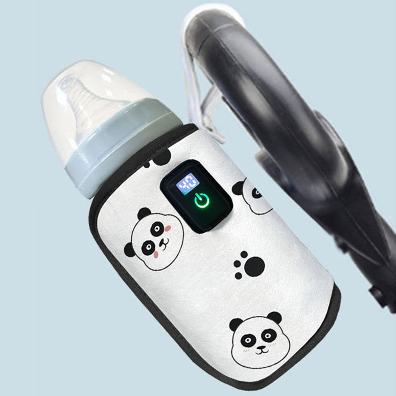 Portable Bottle Warmer, Baby Bottle Insulation Cover Car Travel Bottle Warmer USB Milk Heat Keeper Bottles Warmers on the Go for Car Travel