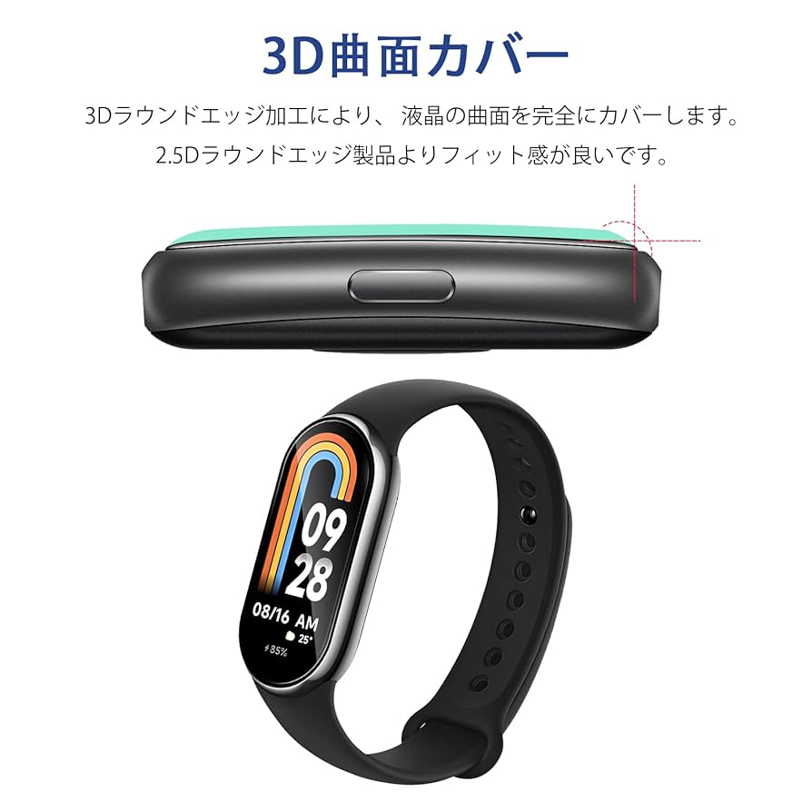 Xiaomi Smart Band 7【ハイドロゲルフィルム2枚組】 Amazon