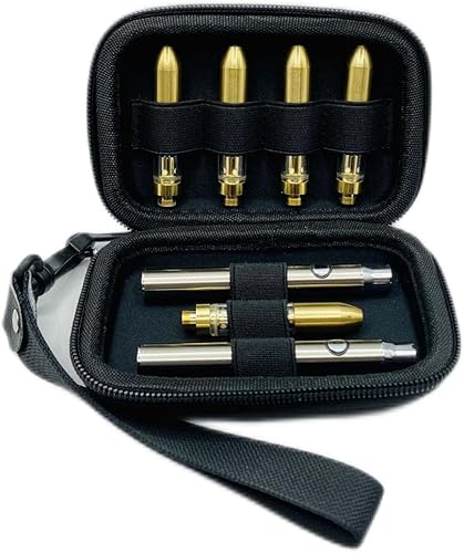 Aboonorr - Funda de viaje de cuero duradero para cargador USB impermeable