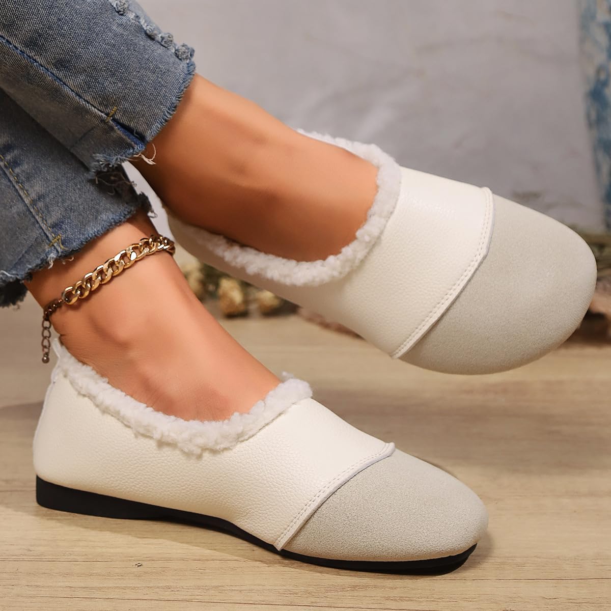 Calde Scarpe Invernali in Pelle da Donna, Calde e Lussuriose Scarpe Invernali in Pelle