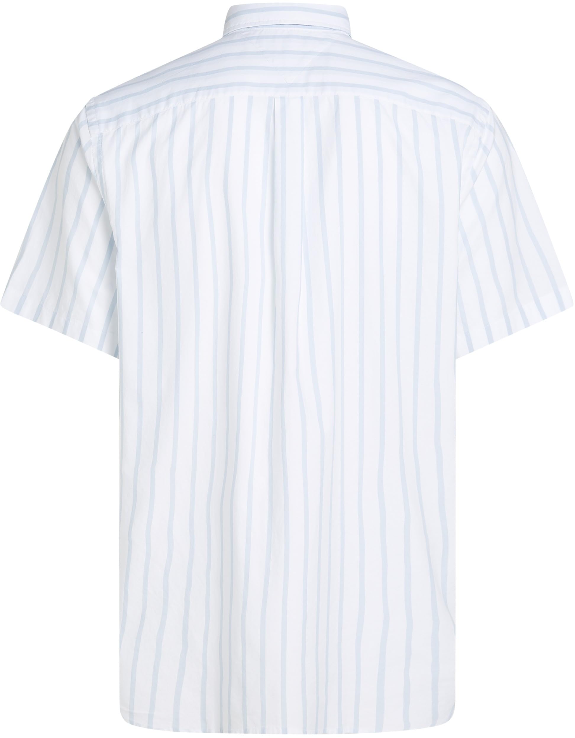 Tommy Hilfiger Herren Hemd Flex Poplin Kurzarm