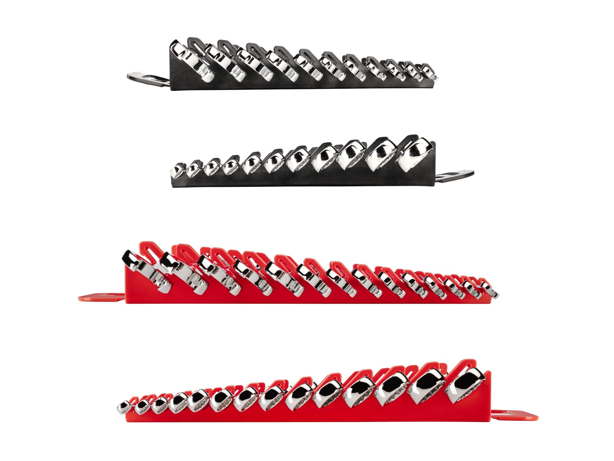 TEKTON WCB92301 zestaw kluczy płasko-oczkowych z uchwytem, 25-częściowy (1/4-3/4", 6-19 mm)