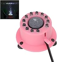 Vista 4 de Luz LED de burbuja para peces Multicolor Durable Air Bubbler Ventosa Ahorro de energía Luz de acuario