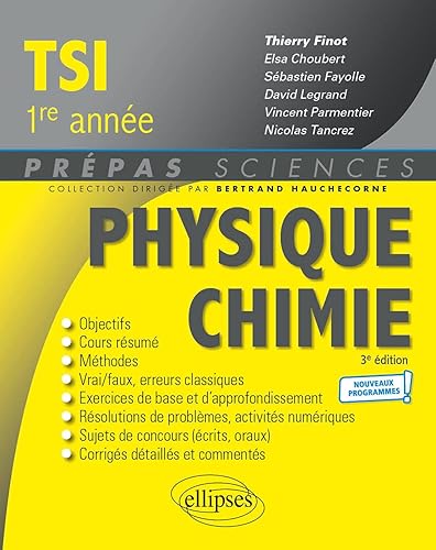 Physique-Chimie TSI 1re année