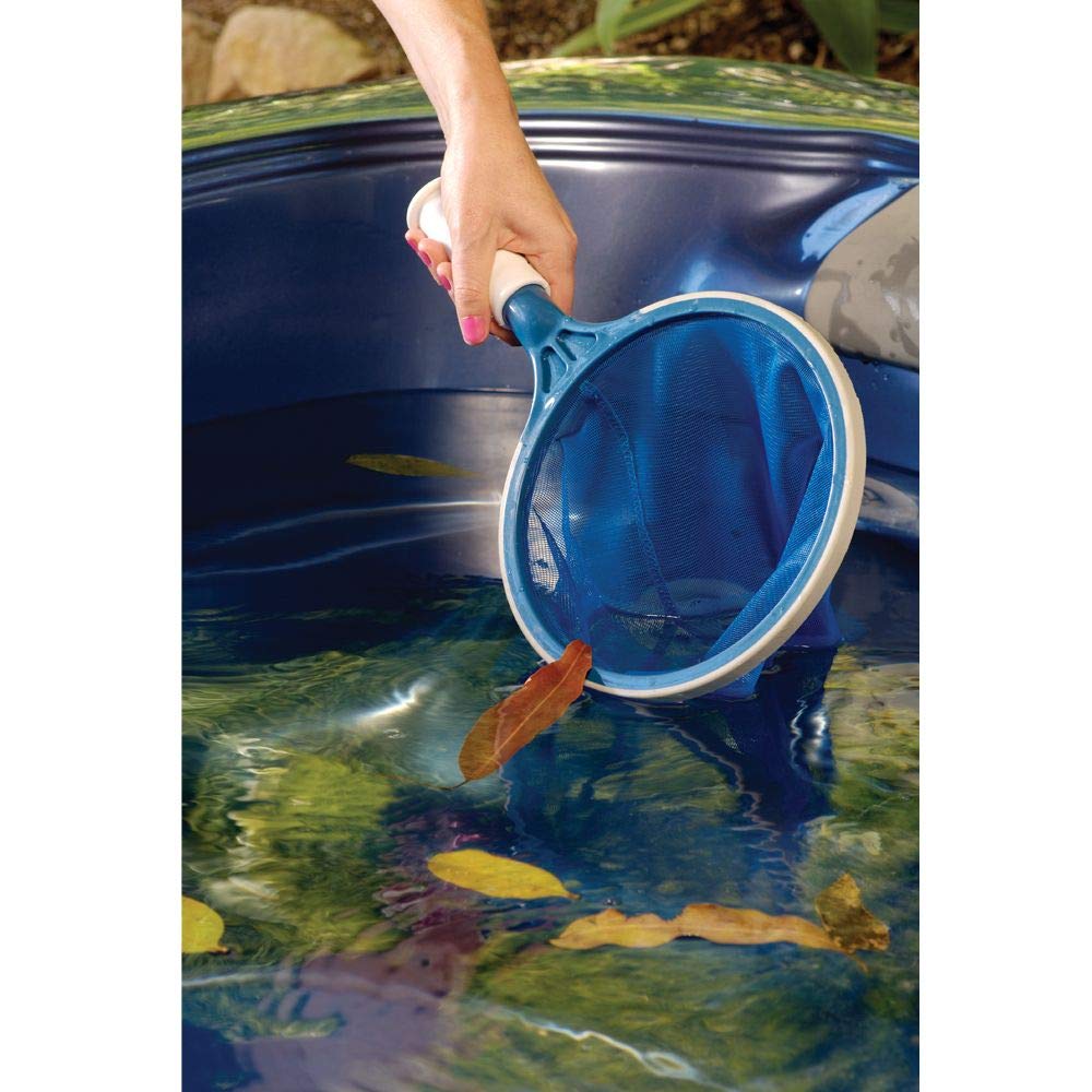 Life Épuisette de fond + manche télescopique pour piscine et spa à massage rigides ou gonflables (Teuco, Jacuzzi, Intex, Bestway, etc) - Expédition immédiate