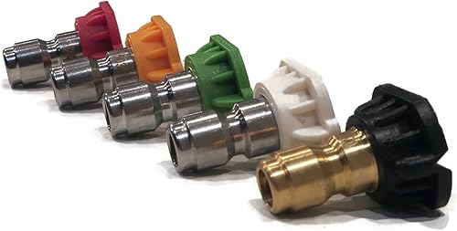 Miniatura 5 de The ROP Shop Spray Tip Boquilla Set para muchos Simpson, Dewalt arandelas a presión con 38 pulgadas QC