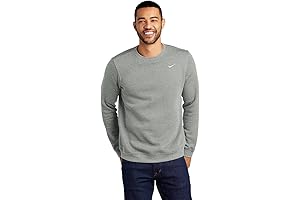 Mens Grey Nike Crewneck Tee