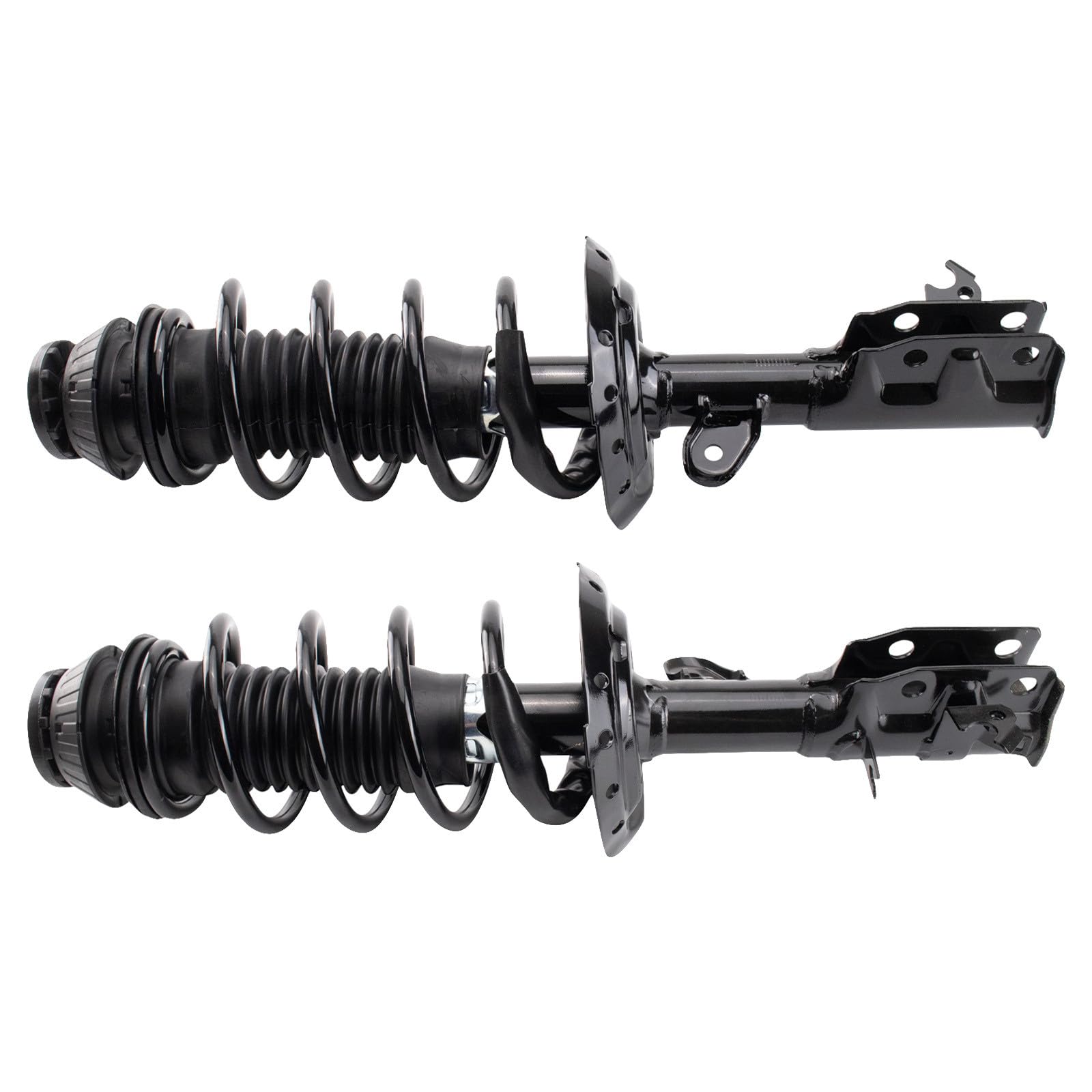 TRQ Front Driver and Passenger Side Strut and Spring Assembly Set