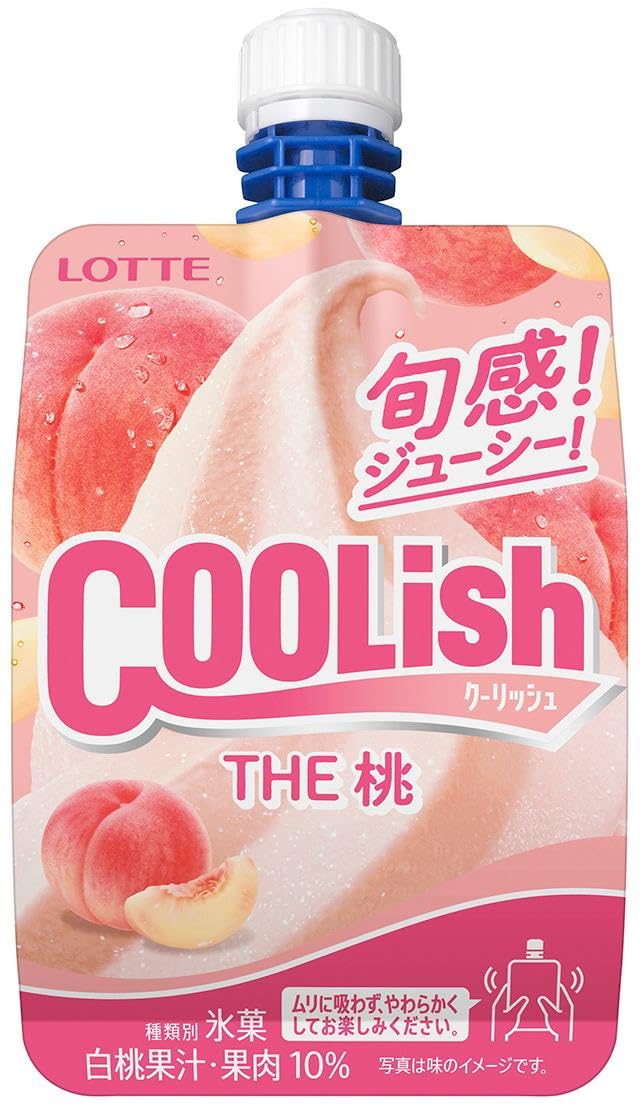 Amazon.co.jp: [冷凍] ロッテ クーリッシュ THE桃 135ml×24個 : 食品