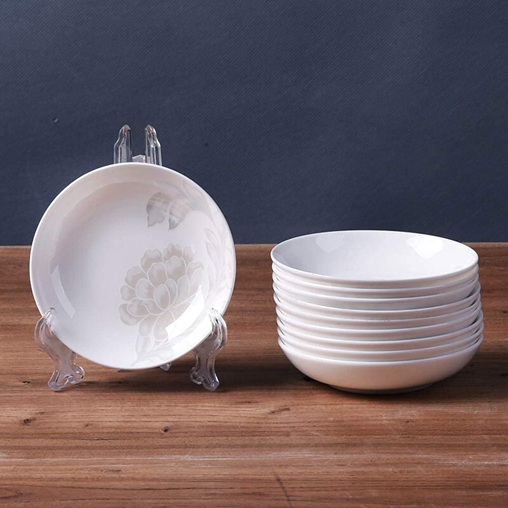 H3TF5J Zestaw stołowy porcelanowy, ceramiczny zestaw stołowych, zastawa stołowa mikrofalów, beztoksyczne i nieszkodliwe zastawa stołowa porcelanowa, zastawa stołowa ślubna ślubna domowa