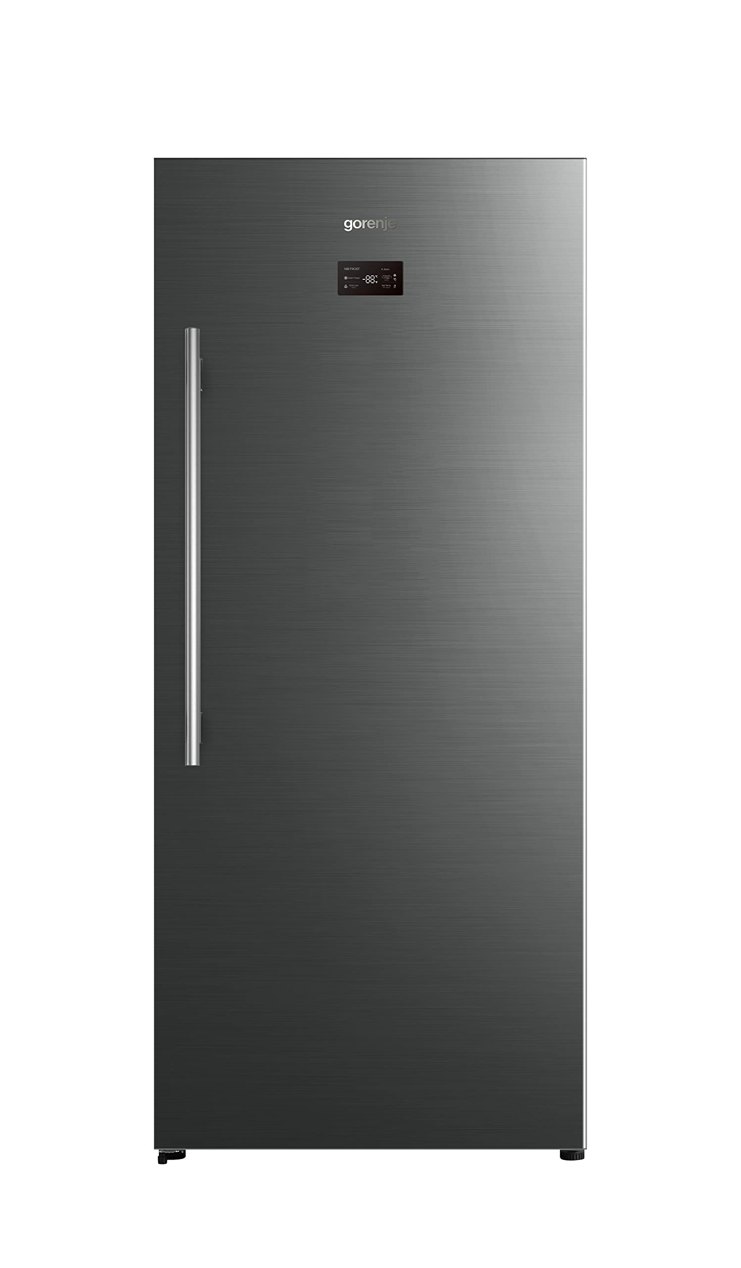 FN8191OX-R, Right Open 2 in 1 Upright Fridge Freezer, 592 Liters, Digital Display, Inverter Technology, Inox Finish, 1 Year Warranty