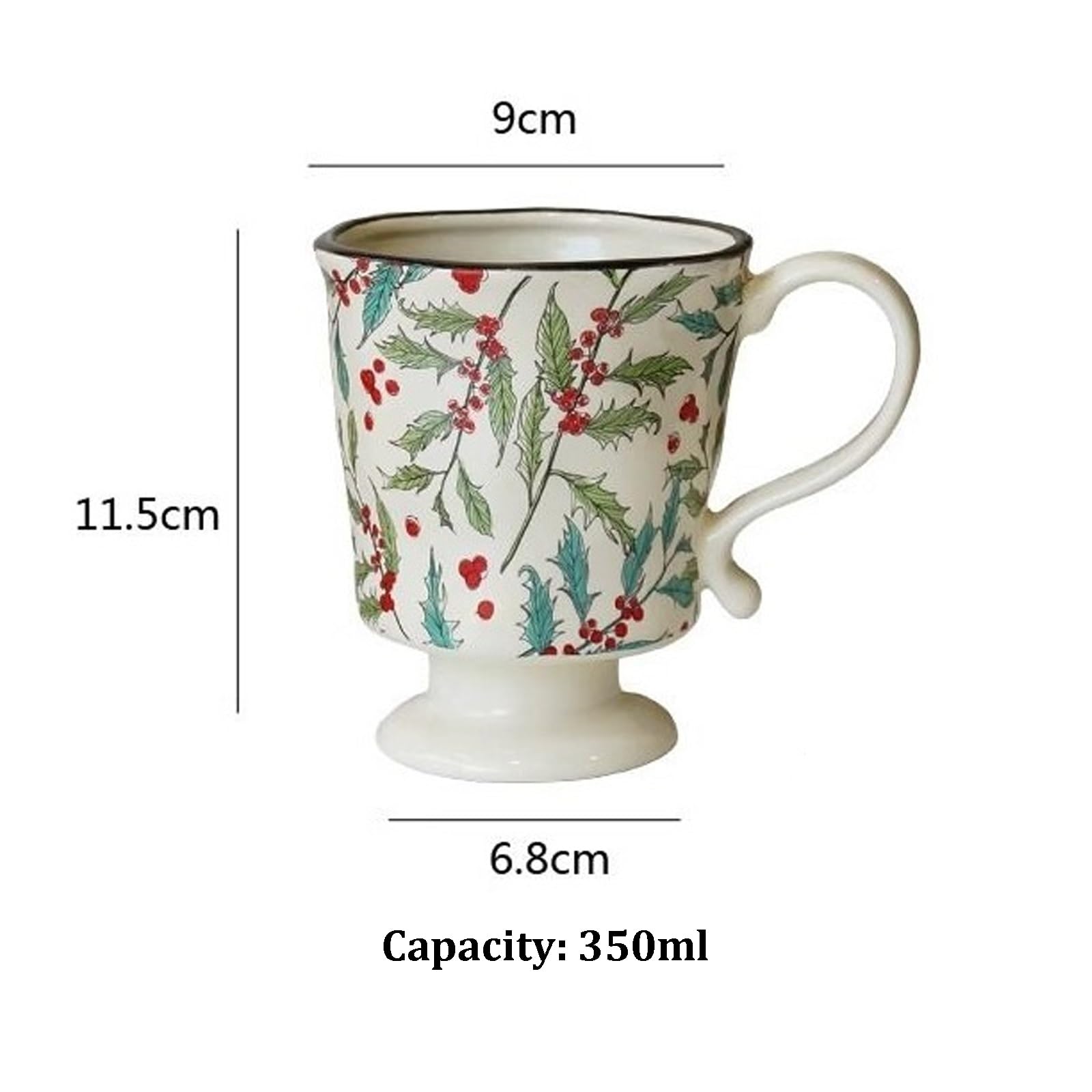Ceramiczna filiżanka do kawy | Do herbaty espresso cappuccino: podwieczorek w prezencie