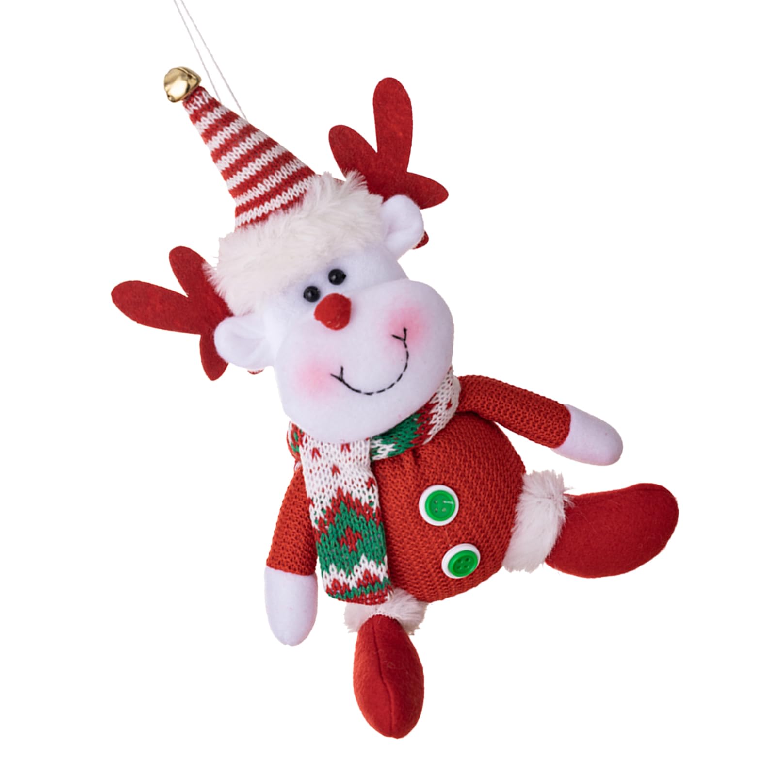KAQNTUD Santa Claus Pendant for Holidays Party Decorations Reindeer Hanging Ornament Christmas Tree Ornament Desktop Santa Christmas Tree Decoration for Outdoor/Indoor Party Holiday