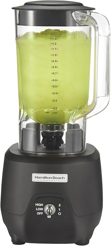 Hamilton Beach Commercial 908R 44Oz Bar Blender, 2 Speed, 1 HP, Black (HBB908R)