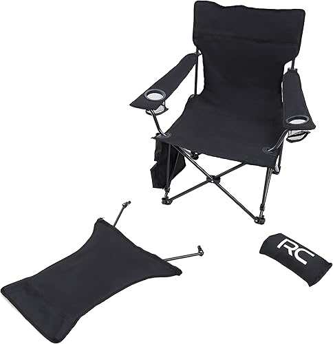 Miniatura 6 de Sillas de campamento plegables ligeras y portátiles, 1 unidad, silla de campamento al aire libre, silla de césped, asiento ajustable con respaldo