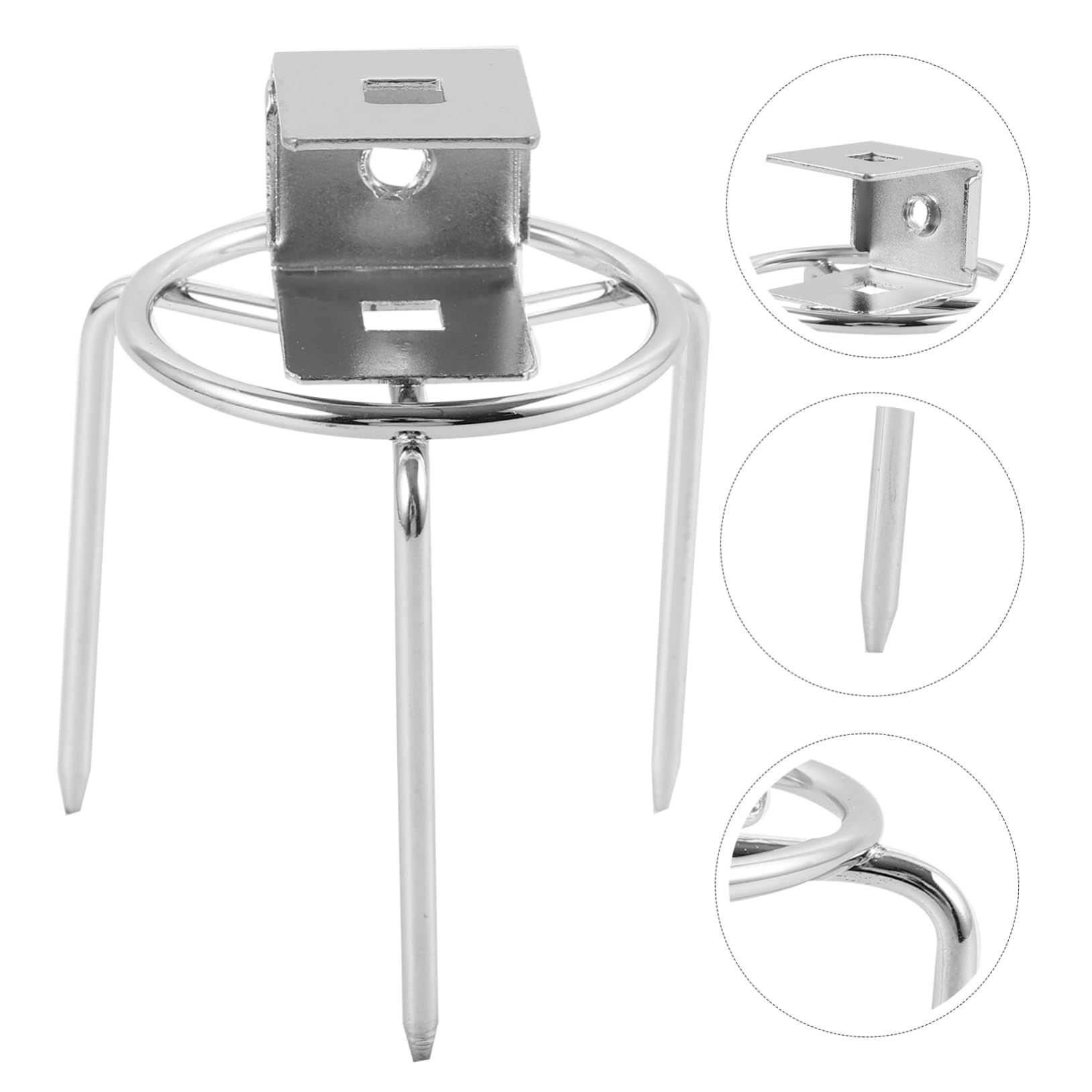 Garneck 4 Set Forchette Rotanti Inossidabilper Arrosto Per Grill E Friggitrice Ad Aria Accessorio Pratico Per Carne E Bbq 2 Pezzi * 4