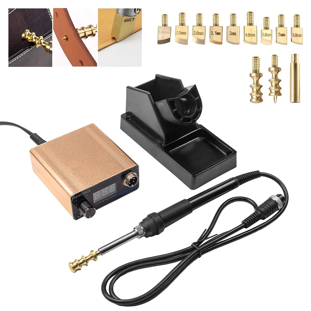 Bausatz As Picture Electric Leather Heat Edge Creaser Machine Sealing Stamping Heater Ac 110-230V Internally Heated Type Electric Leather Ironing Machine