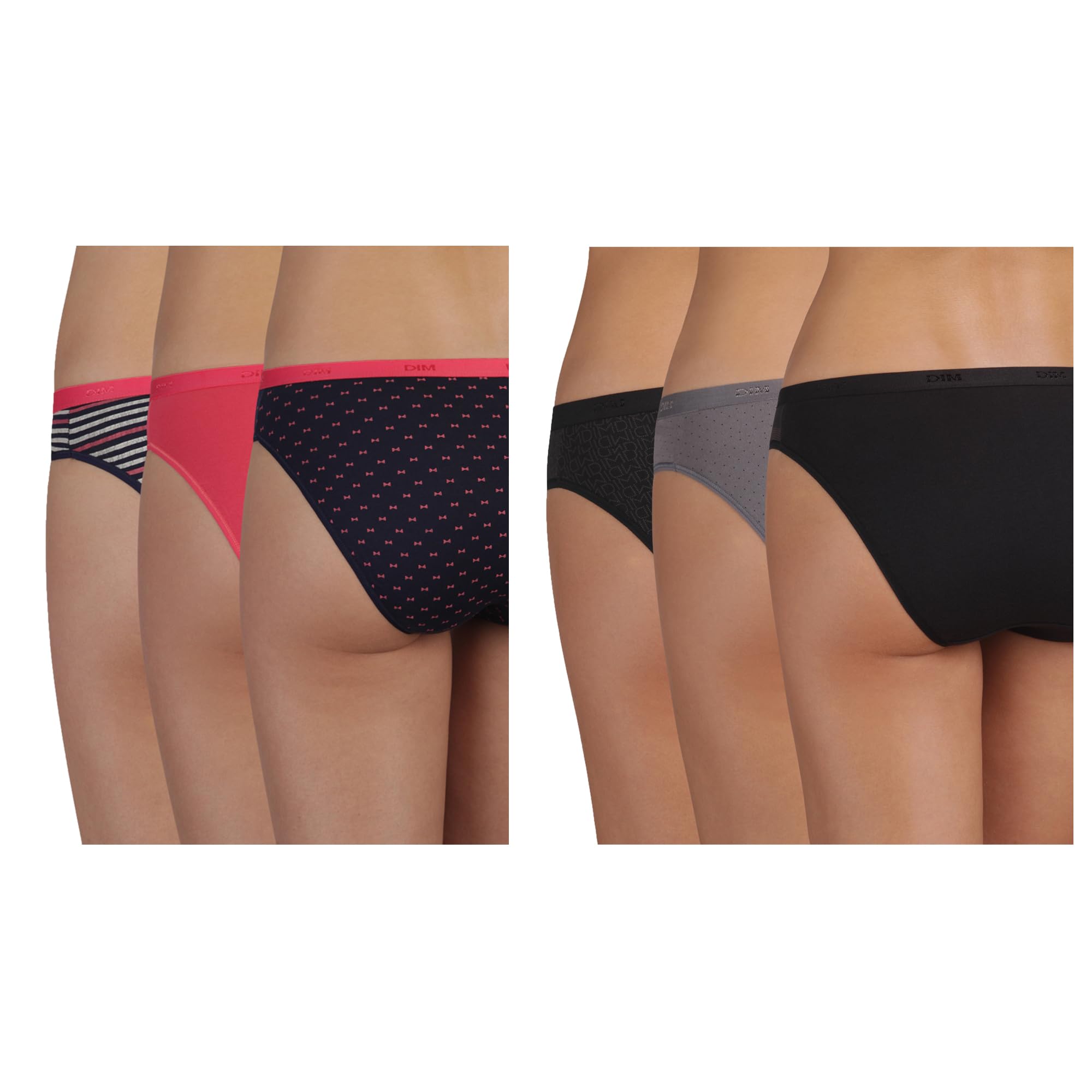 Dim Pockets in Cotone Elasticizzato X6 Mut Donna (Pacco da 6)