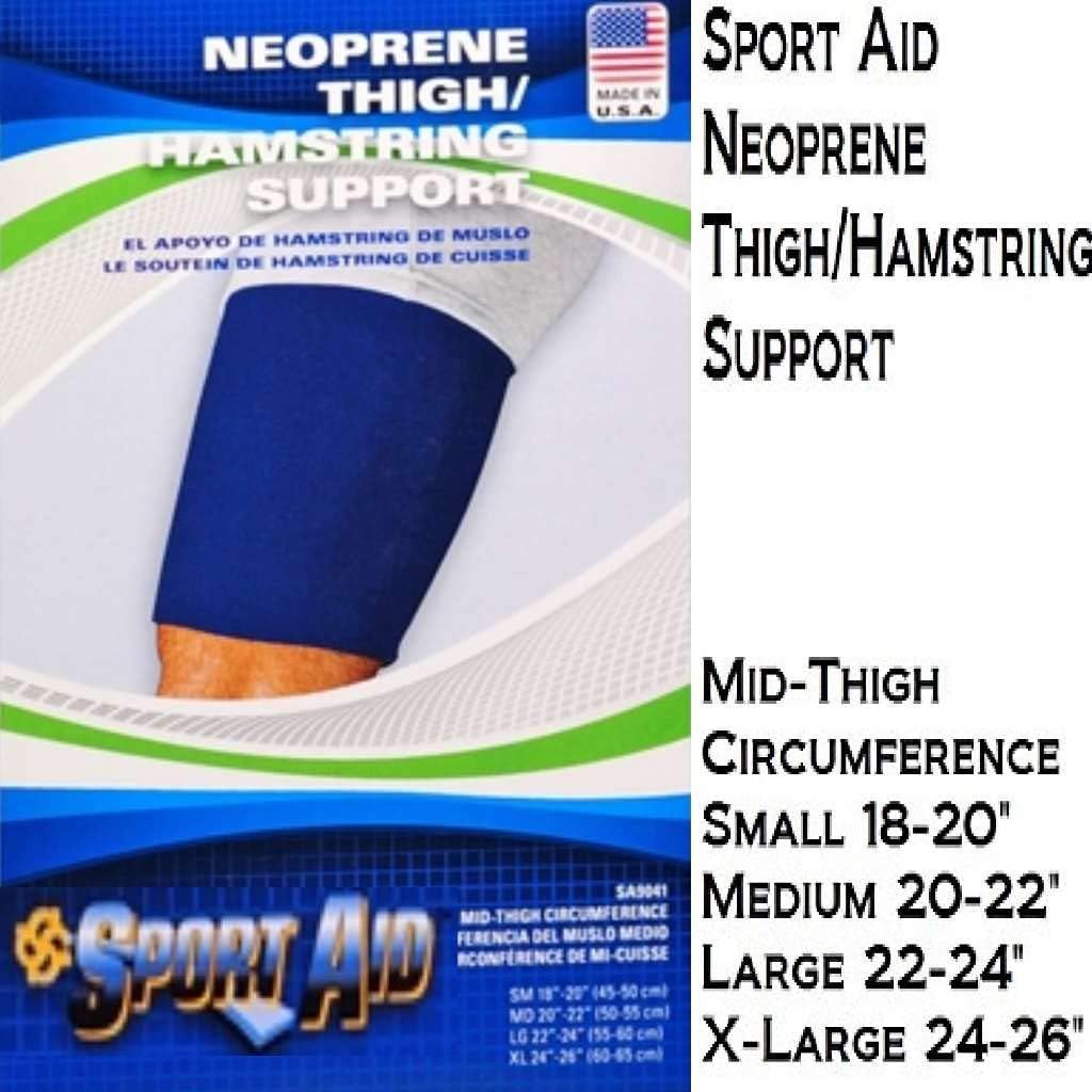 Soporte de muslo y tendón Sportaid Neopreno large