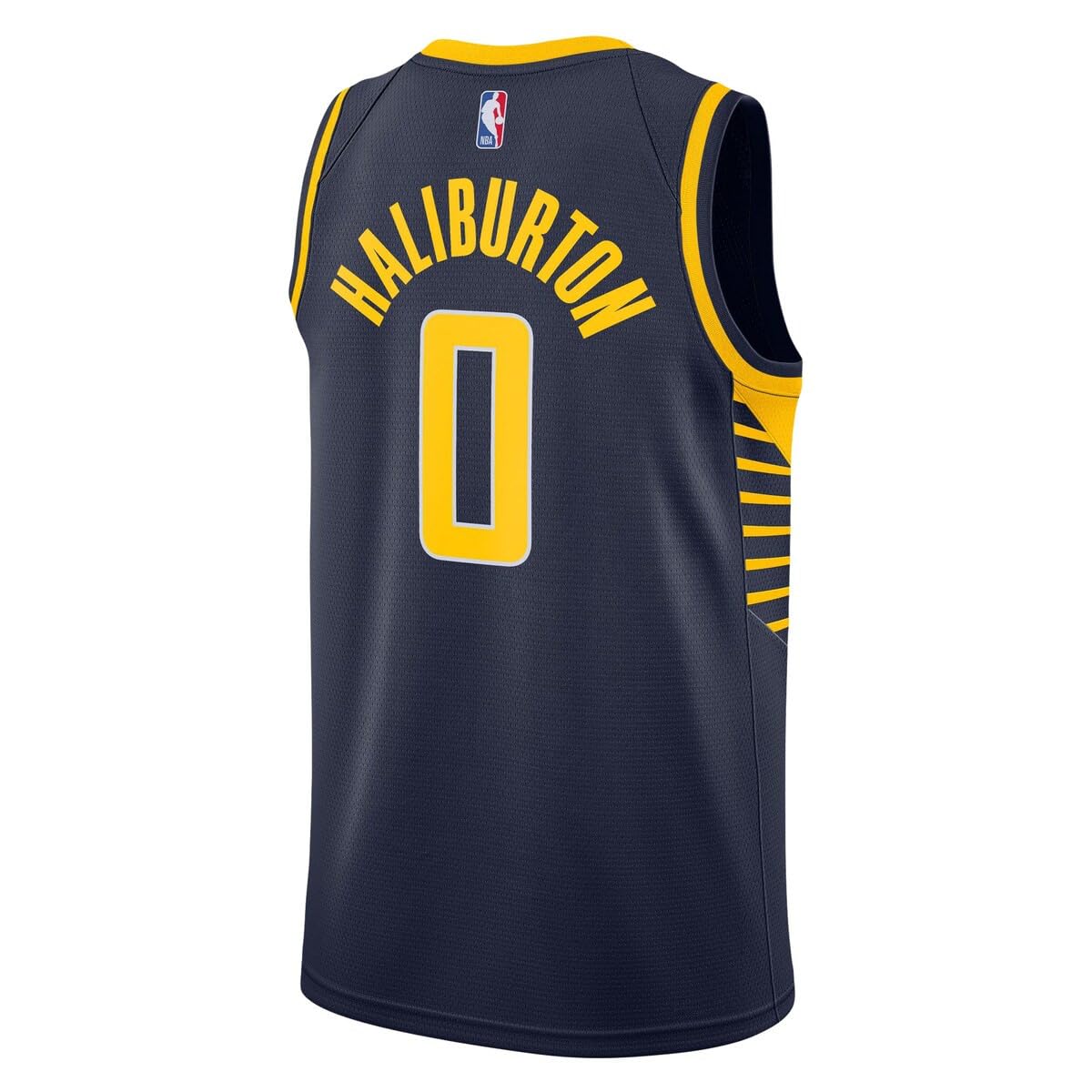 Tyrese Haliburton Indiana Pacers NBA - Maglia Swingman per bambini 8-20, edizione blu navy