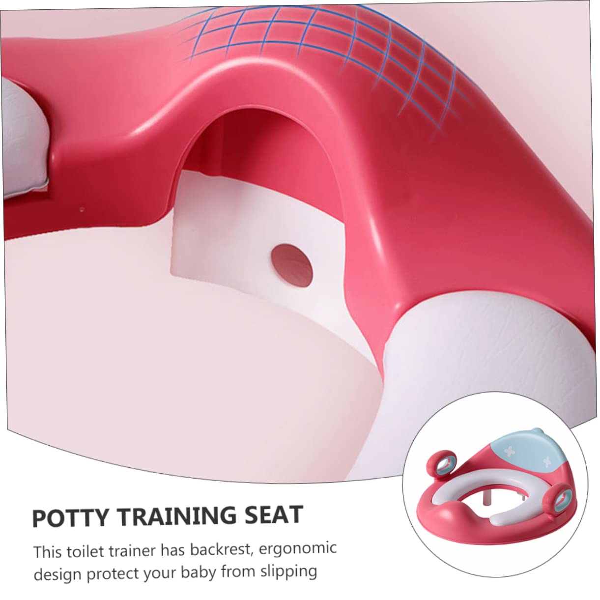 TOYANDONA Réducteur De Toilettes Pour Garçon Fille Avec Coussin De Toilette Portable Et Motif Dessin Animé Pour Garçon Fille