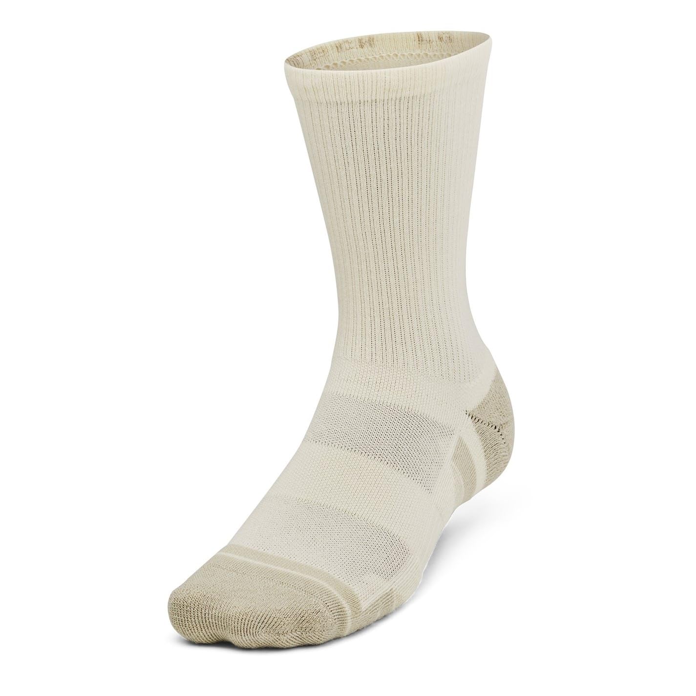 Under Armour Men's City Khaki Heatgear Crew Socks 3 Pack 7.5-12